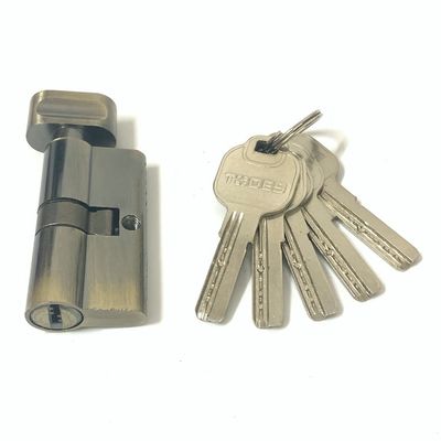 품질  60mm Zinc Cylinder Lock Single Open Euro Profile Cylinders With Brass Or Iorn Key 공장