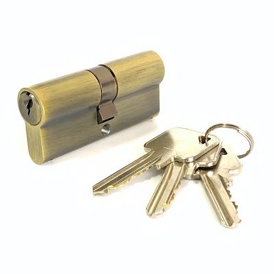 품질  Brass Euro Cylinder Lock 70mm Double Sided Cylinder Lock Customized 공장