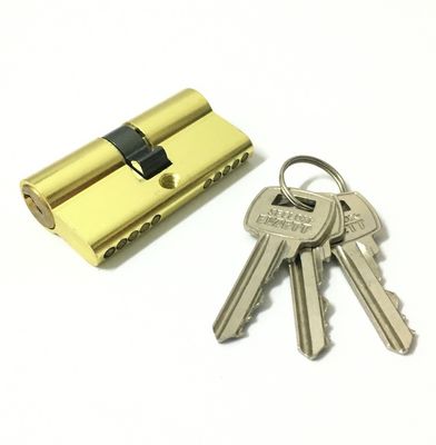 품질  Double Open Aluminum Brass Cylinder Custom Size Double Barrel Locks 60mm 공장