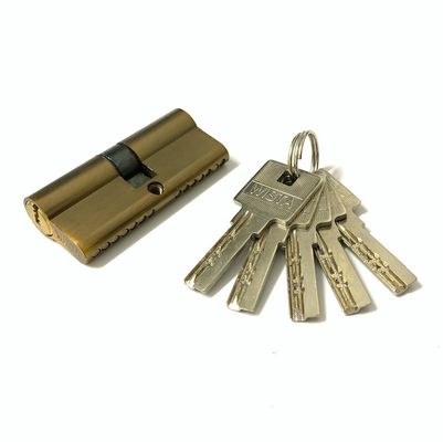 품질  Euro Profile Zinc Brass Cylinder 80mm Door Cylinder Lock Replacement 공장