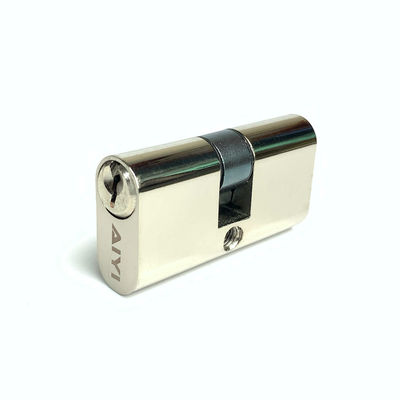 품질  Silver Small Oval Cylinder Lock Customized Door Cylinder Replacement 54mm 공장