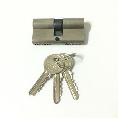 진크 합금 실린더 잠금 두 개의 오픈 유로 프로필 실린더 60mm