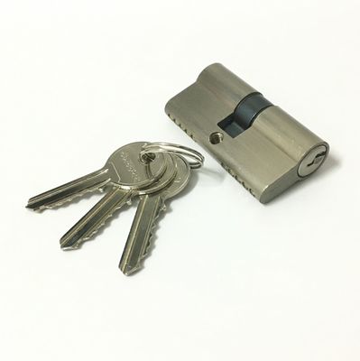 진크 합금 실린더 잠금 두 개의 오픈 유로 프로필 실린더 60mm