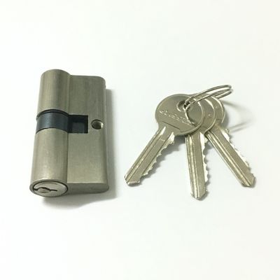 진크 합금 실린더 잠금 두 개의 오픈 유로 프로필 실린더 60mm