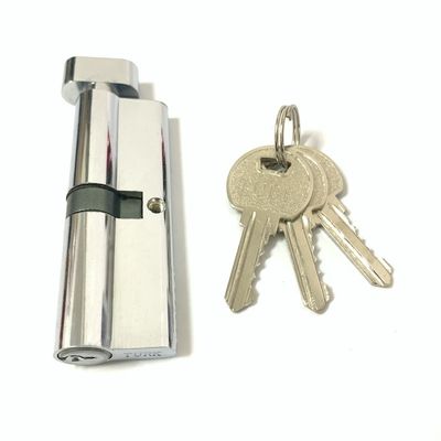 은색 단면 실린더 잠금 90mm 실린더 잠금 키와 함께