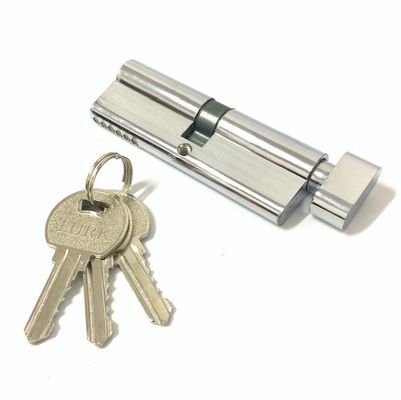 은색 단면 실린더 잠금 90mm 실린더 잠금 키와 함께