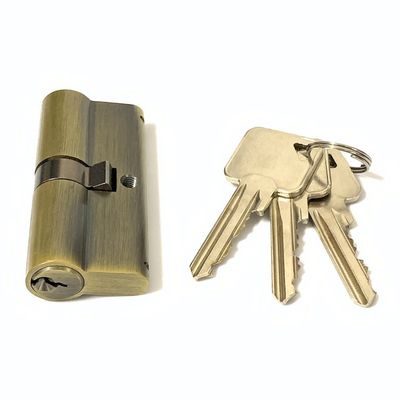 70mm Euro Profile Double Brass Cylinder