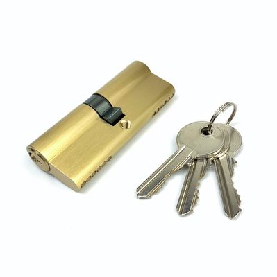 80mm Euro Profile Double Brass Cylinder
