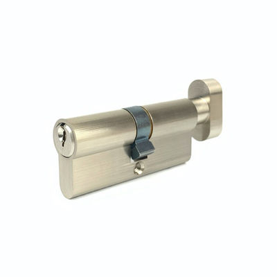 70mm Euro Profile Single Brass Cylinder