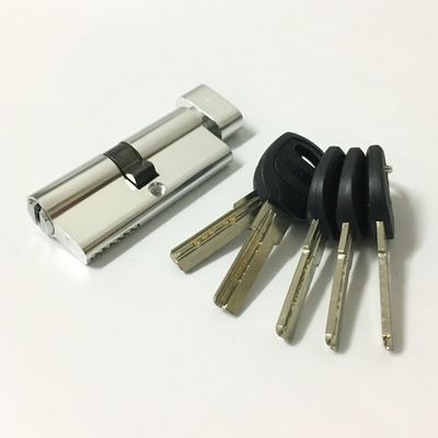 금관 악기 알루미늄 자물쇠 실린더 단 하나 열려있는 70mm 실린더 자물쇠 관례 크기