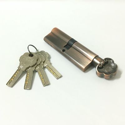 90mm 진크 구리 실린더 단일 오픈 유로 프로필 잠금 구리 또는 철 열쇠