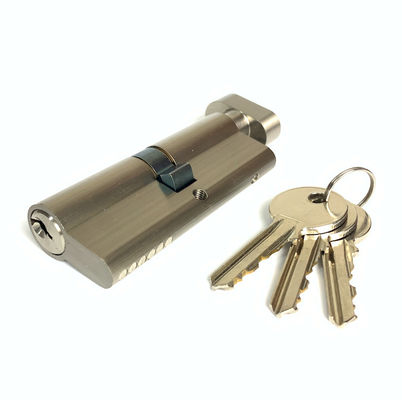 90mm Euro Profile Single Brass Cylinder