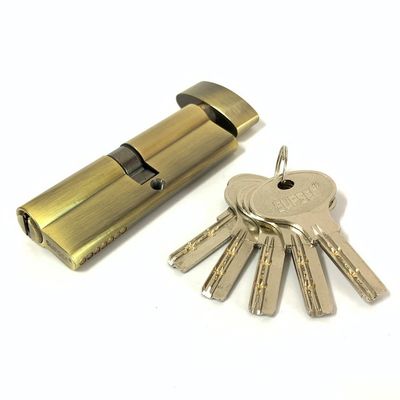 맞춤형 고대 청동 실린더 잠금 싱글 오픈 실린더 프로필 잠금 90mm
