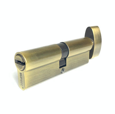 맞춤형 고대 청동 실린더 잠금 싱글 오픈 실린더 프로필 잠금 90mm