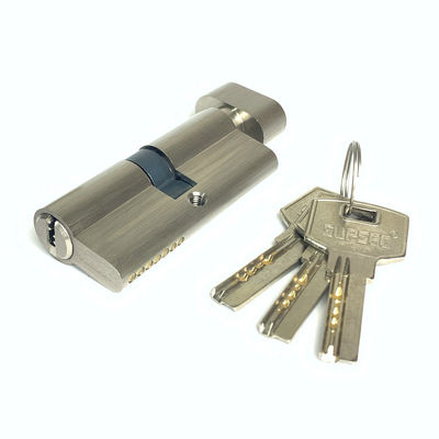 단일 개방된 청동 배럴 잠금 SN CP SB GP AB MAB AC 실린더 잠금 70mm