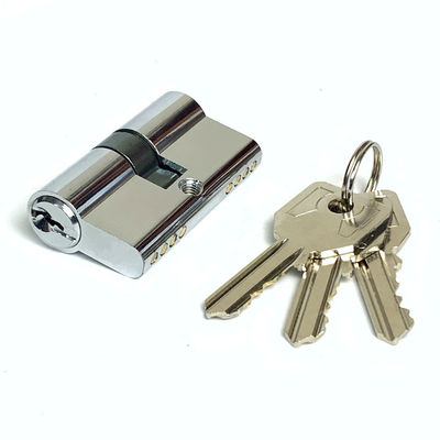 54mm Keyway 실린더 금관 악기 두 배 실린더는 주문 크기를 잠급니다